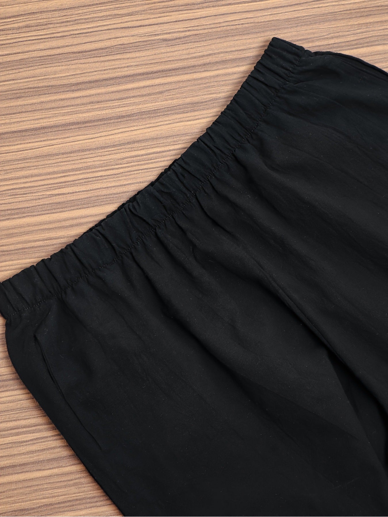 Elastic-Waist Pants with Pockets by Yolan House