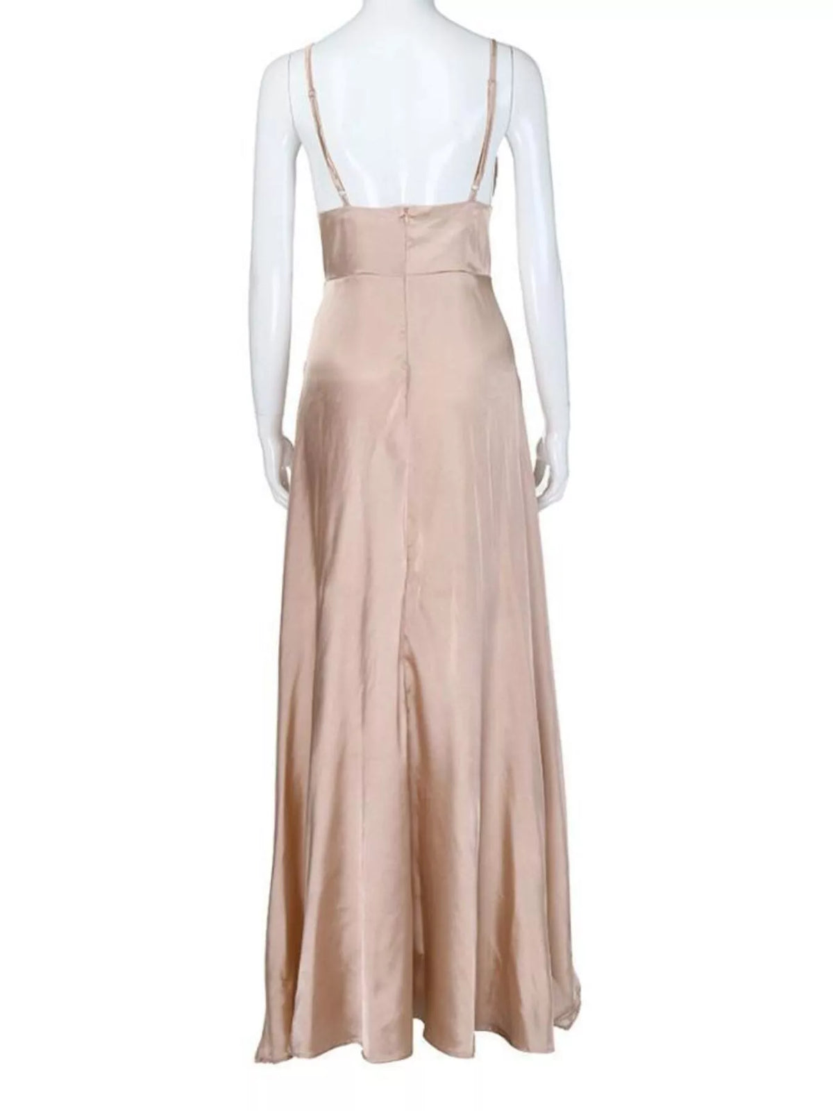 High-Slit Spaghetti Strap Maxi Dress