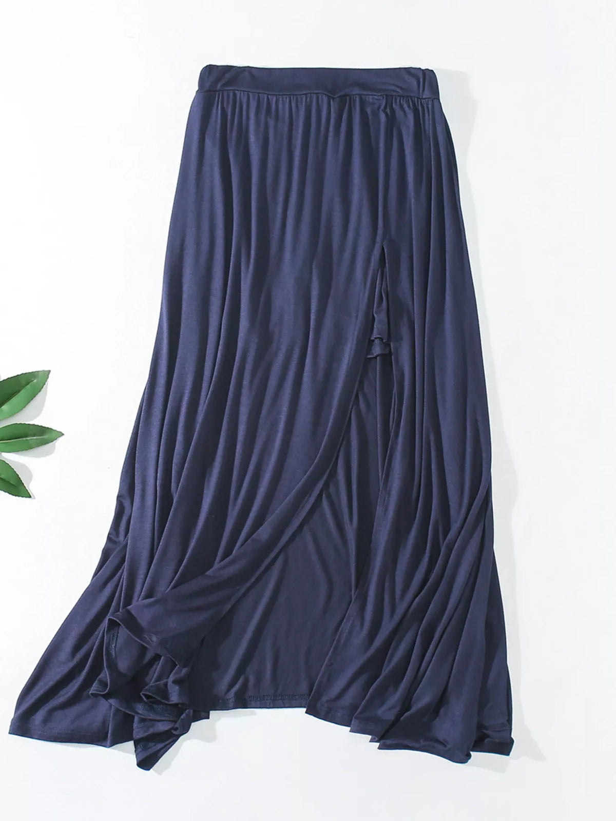 A-Line Slit Maxi Skirt