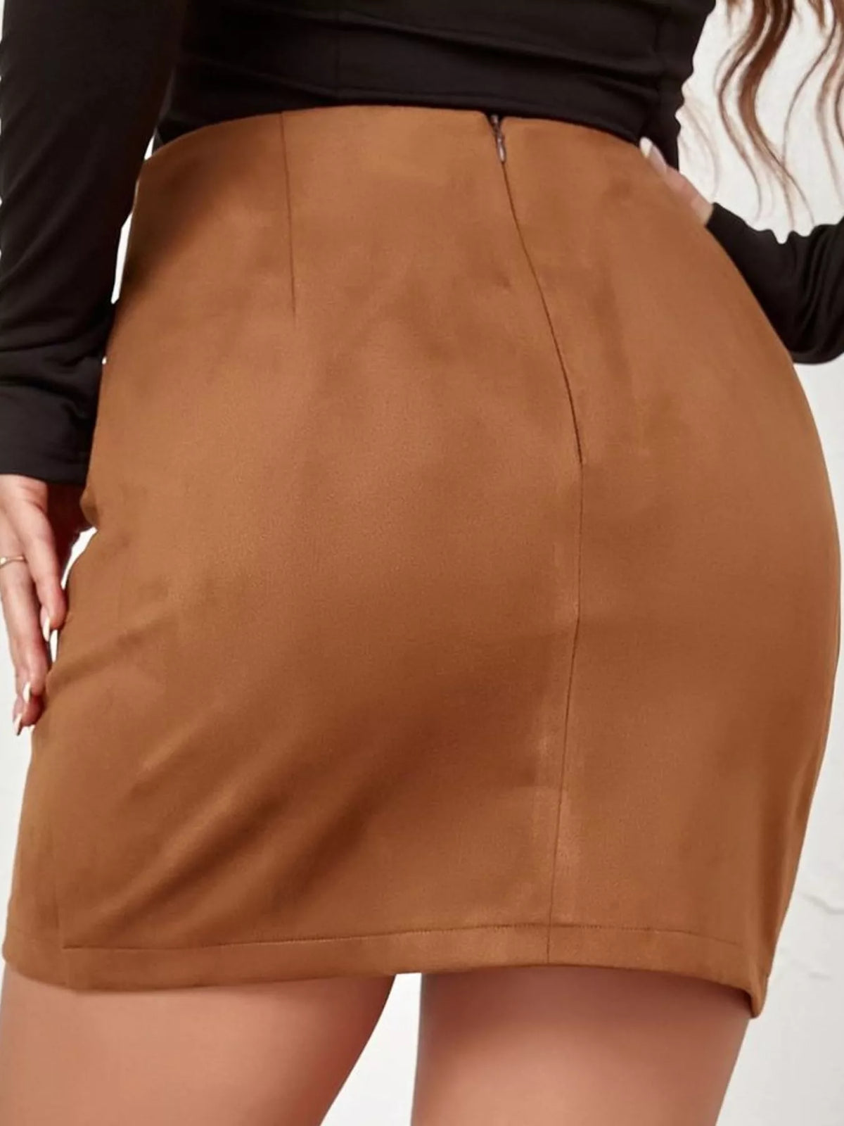 Ruched Mini Skirt