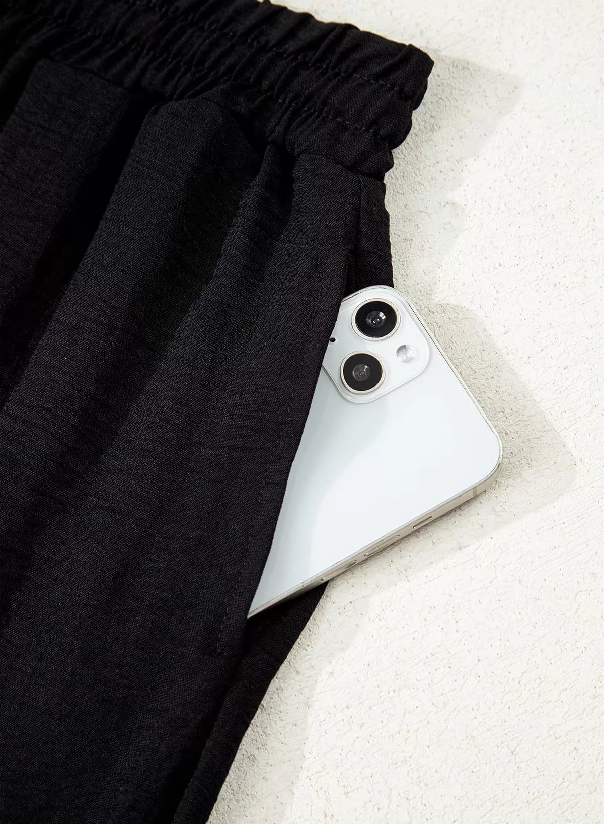Tie-Waist Wide-Leg Pants