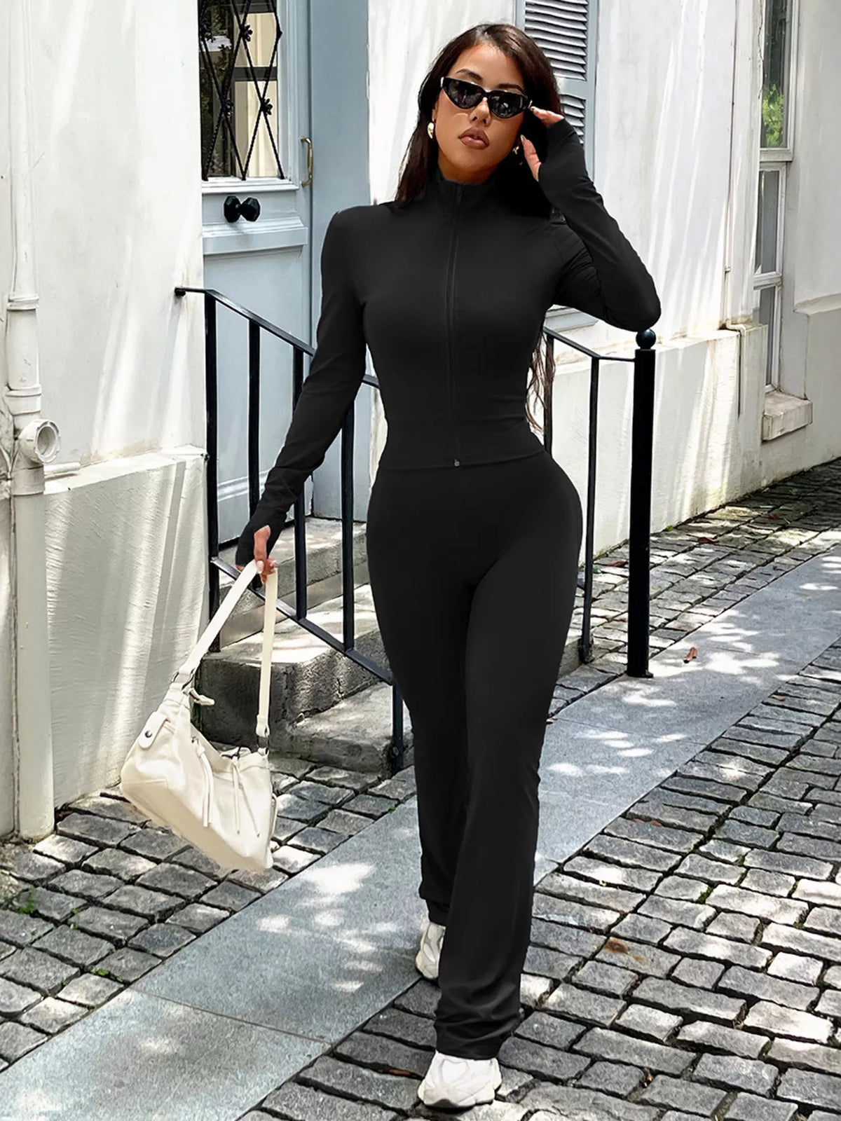Zip-Up Active Set with Pants
