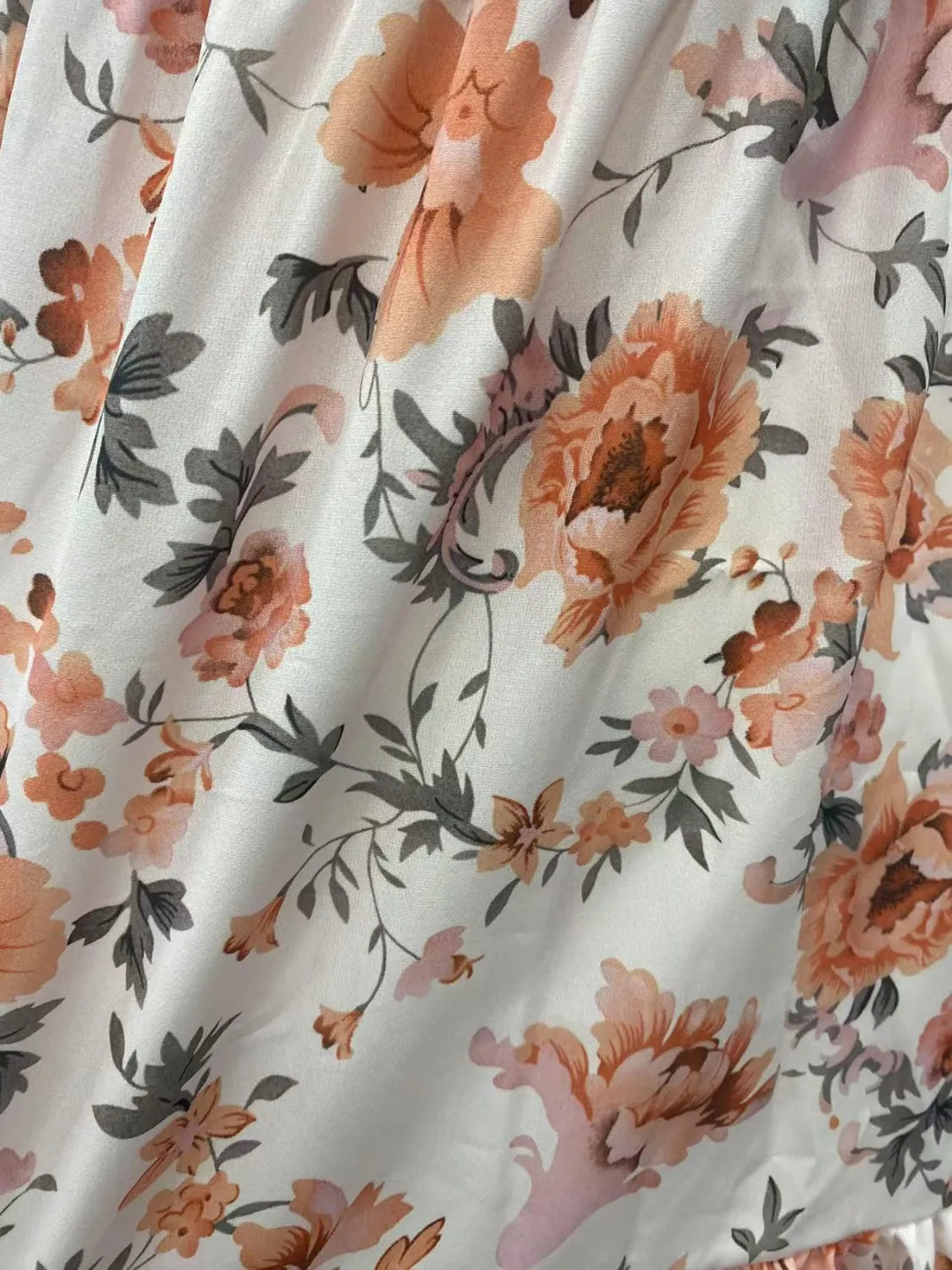 Smocked Square Neck Cami Dress in Floral