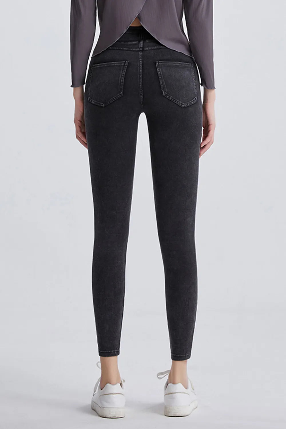 High Waist Cropped Jeans