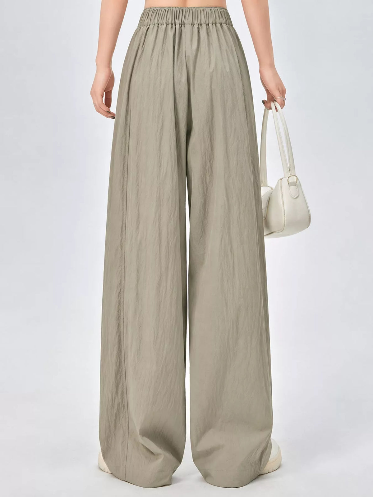 High-Waisted Loose Fit Wide-Leg Pants