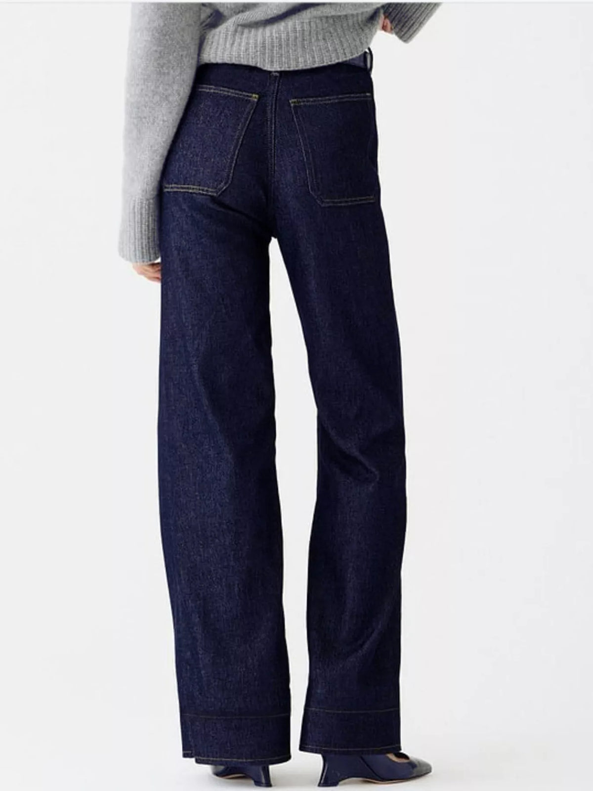 High-Waisted Jeans with Pockets by Dreamy Drapes
