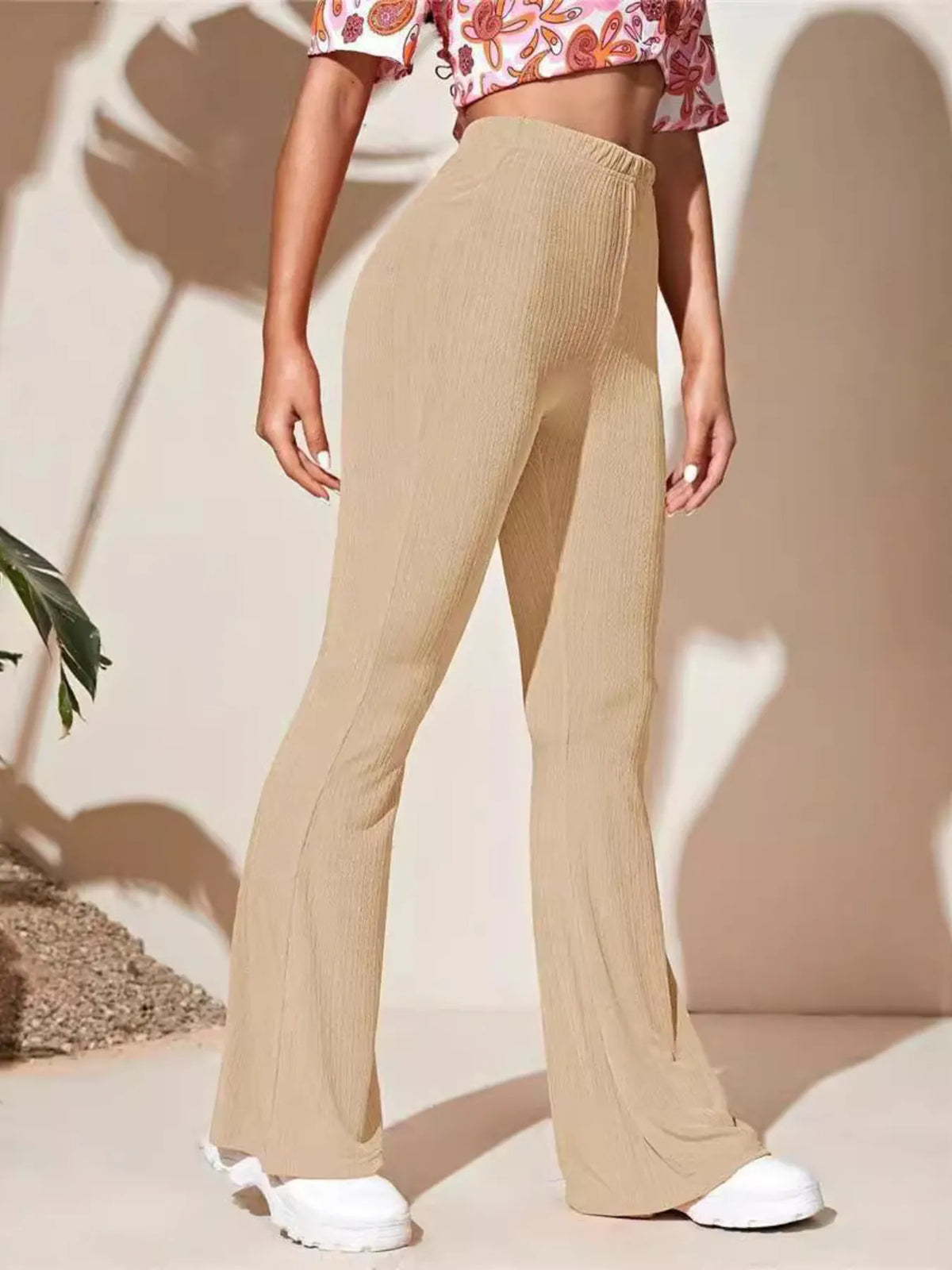 High-Waist Flare Active Pants, Plus Size