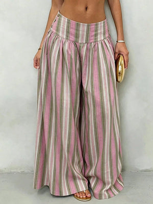 Green Pink Stripes