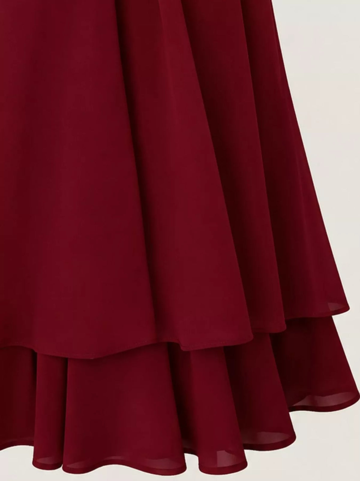 Tied Halter Chiffon Mini Dress