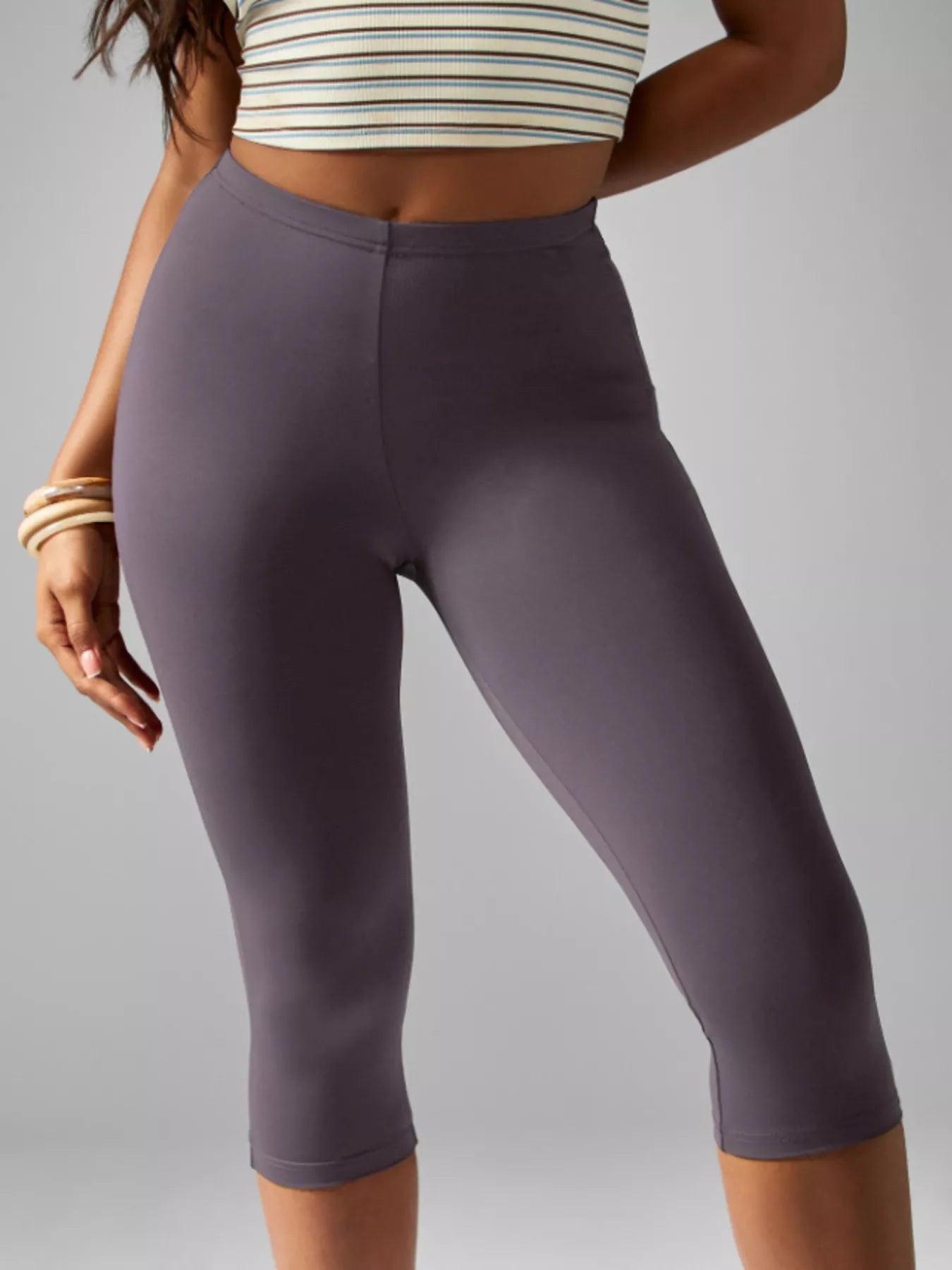 High-Waist Active Capri Leggings
