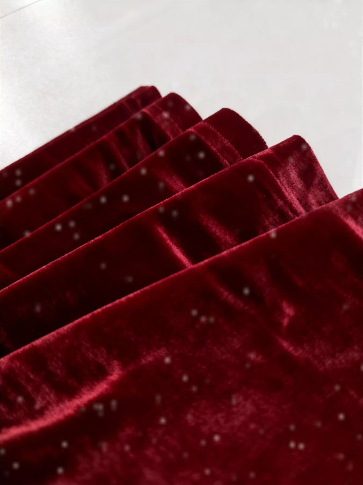High-Waisted Velvet Flared Pants