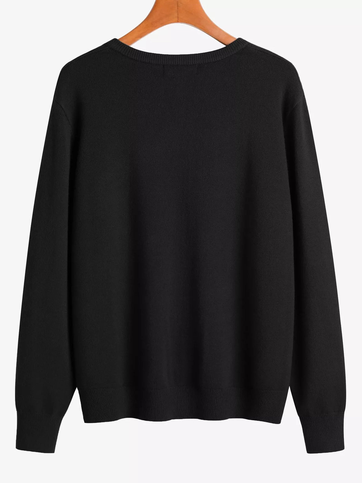 Button-Down Ribbed Knit Cardigan