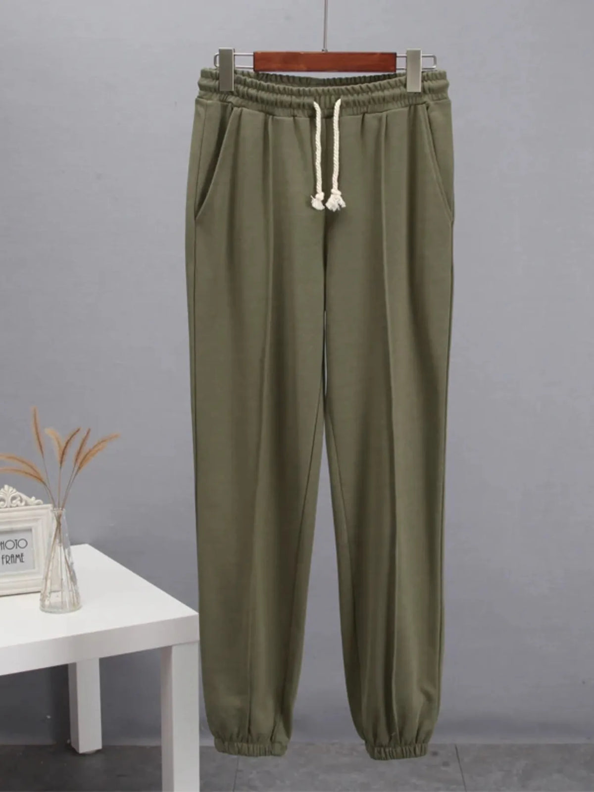 Drawstring Jogger Pants with Pockets