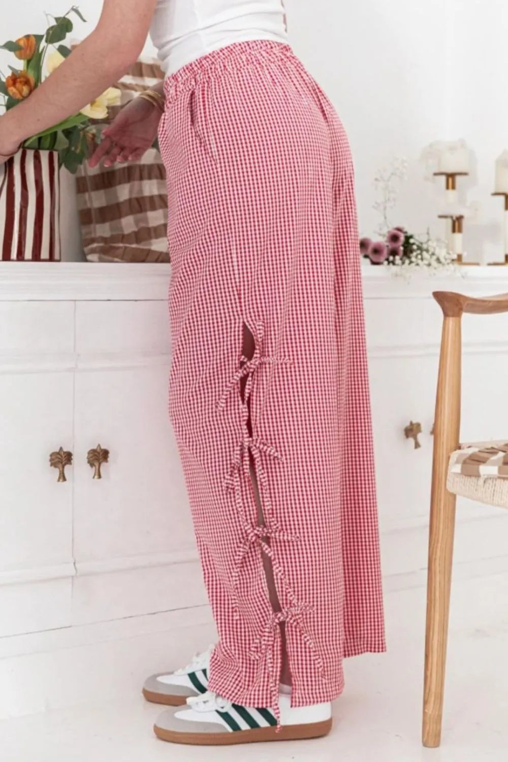 Side-Tied Pants with Pockets by Mystique Q
