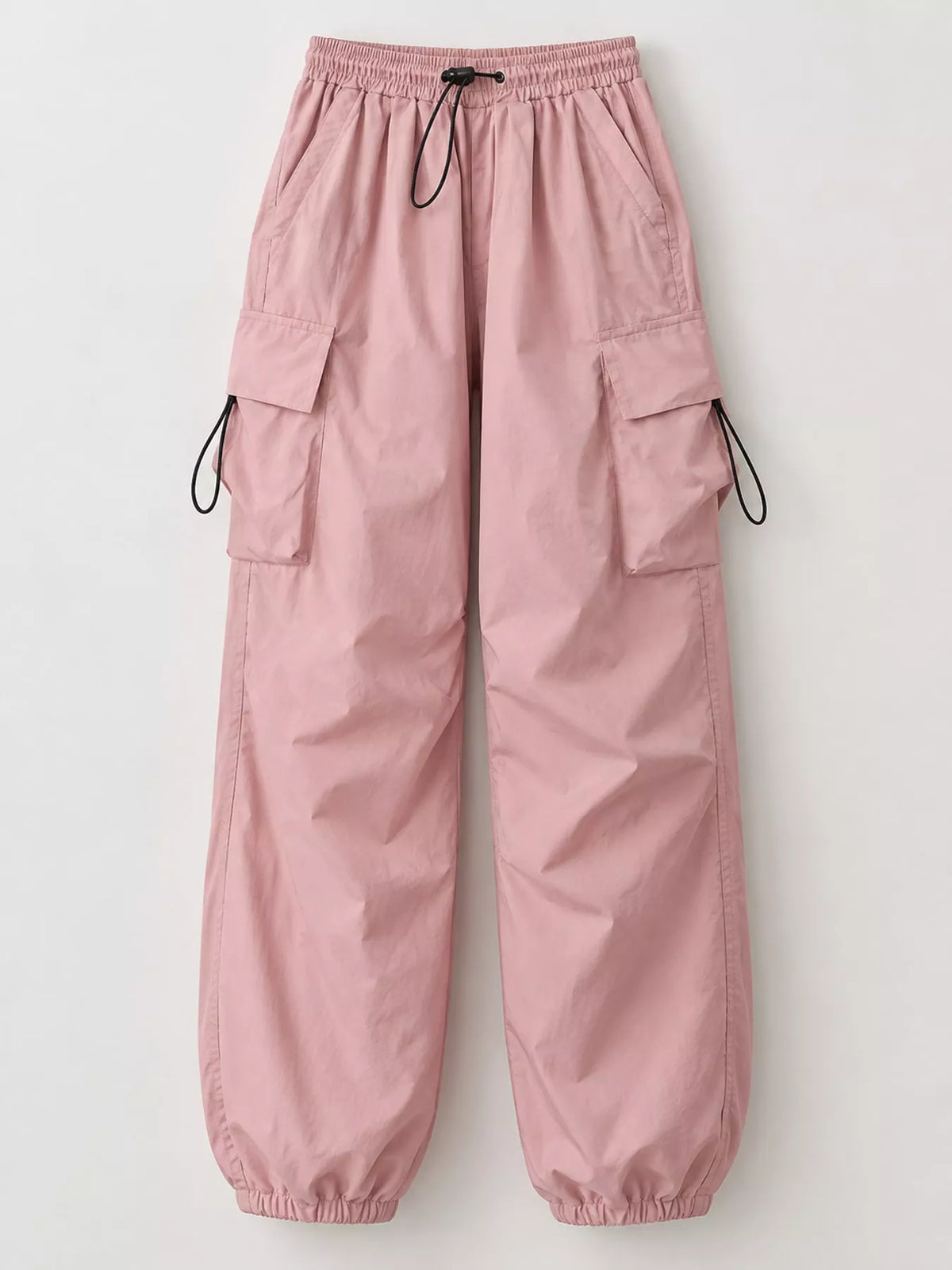 Oversized Drawstring Cargo Pants