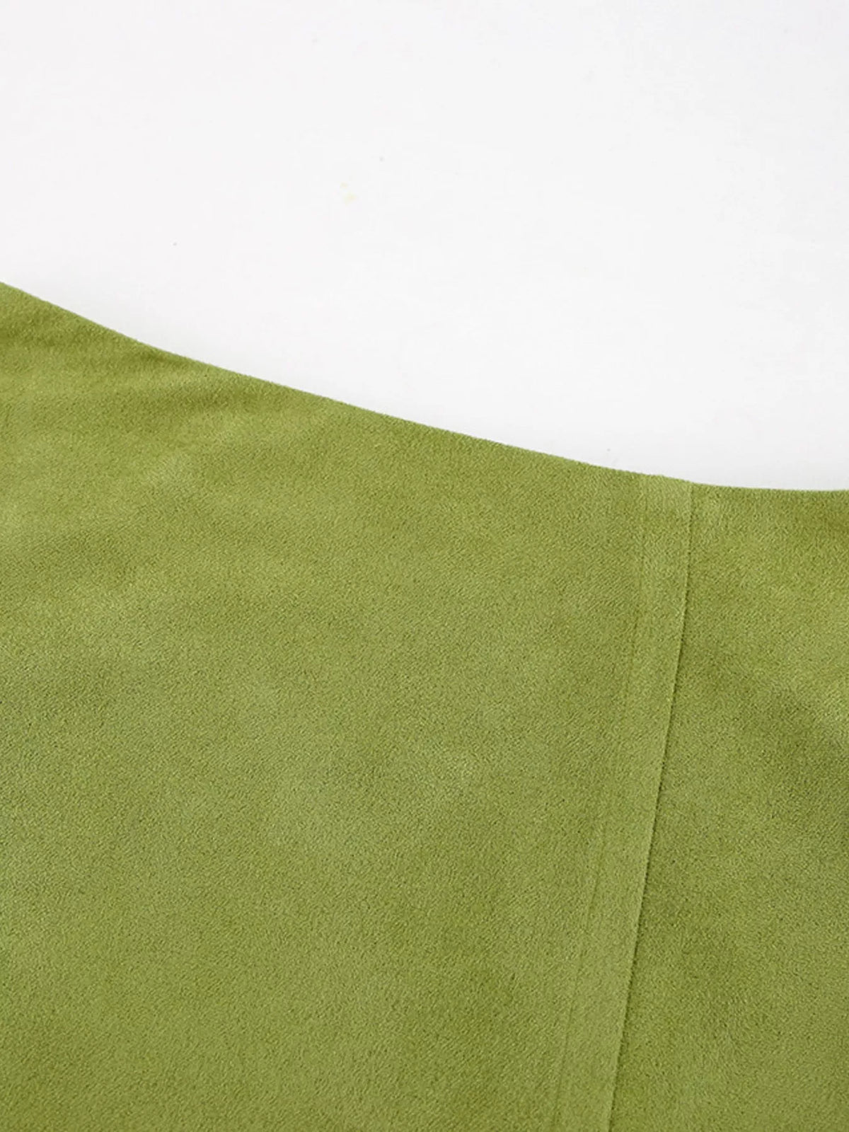 Slit Midi Skirt in Matcha Green