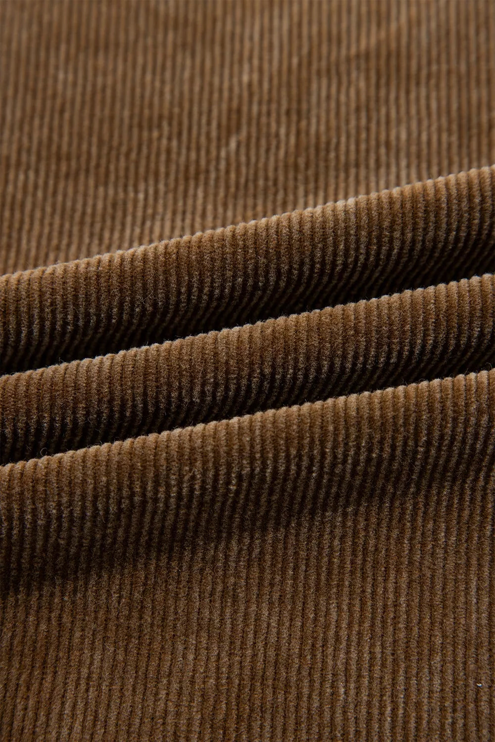 Corduroy Straight Leg Pants in Taupe