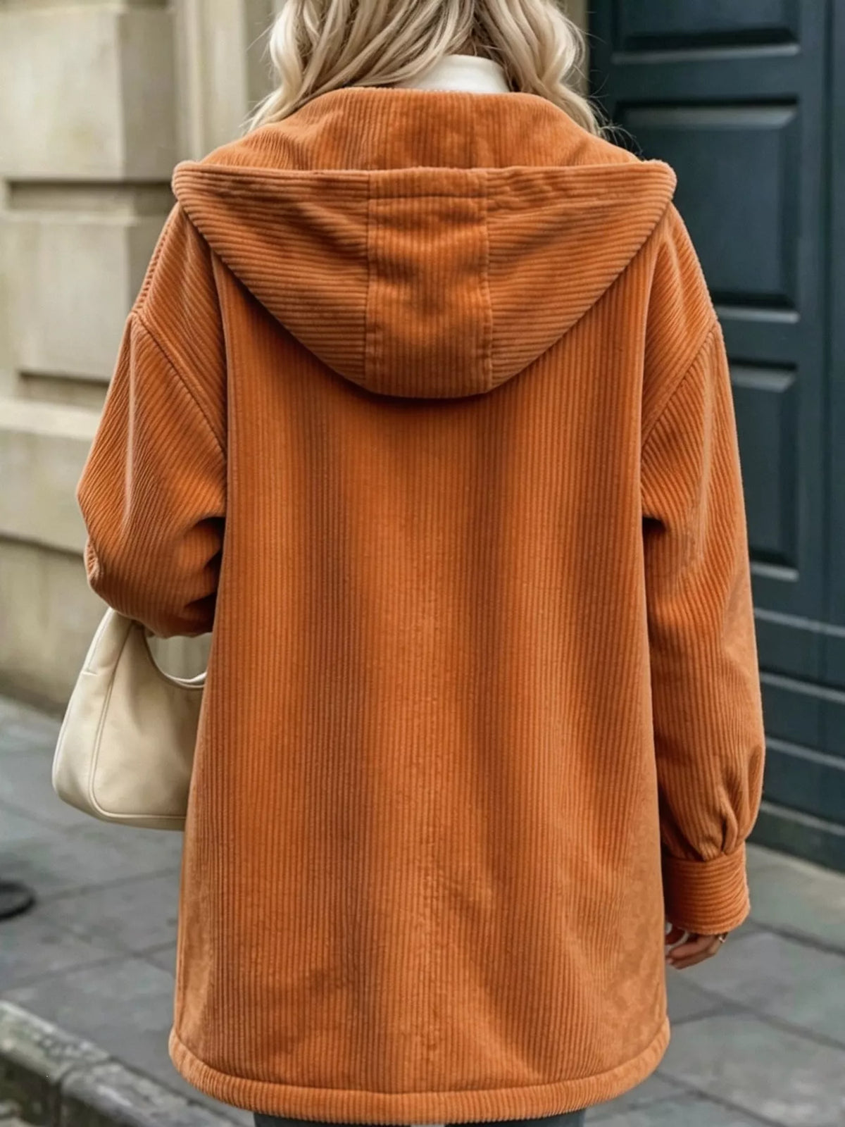 Corduroy Button-Down Jacket