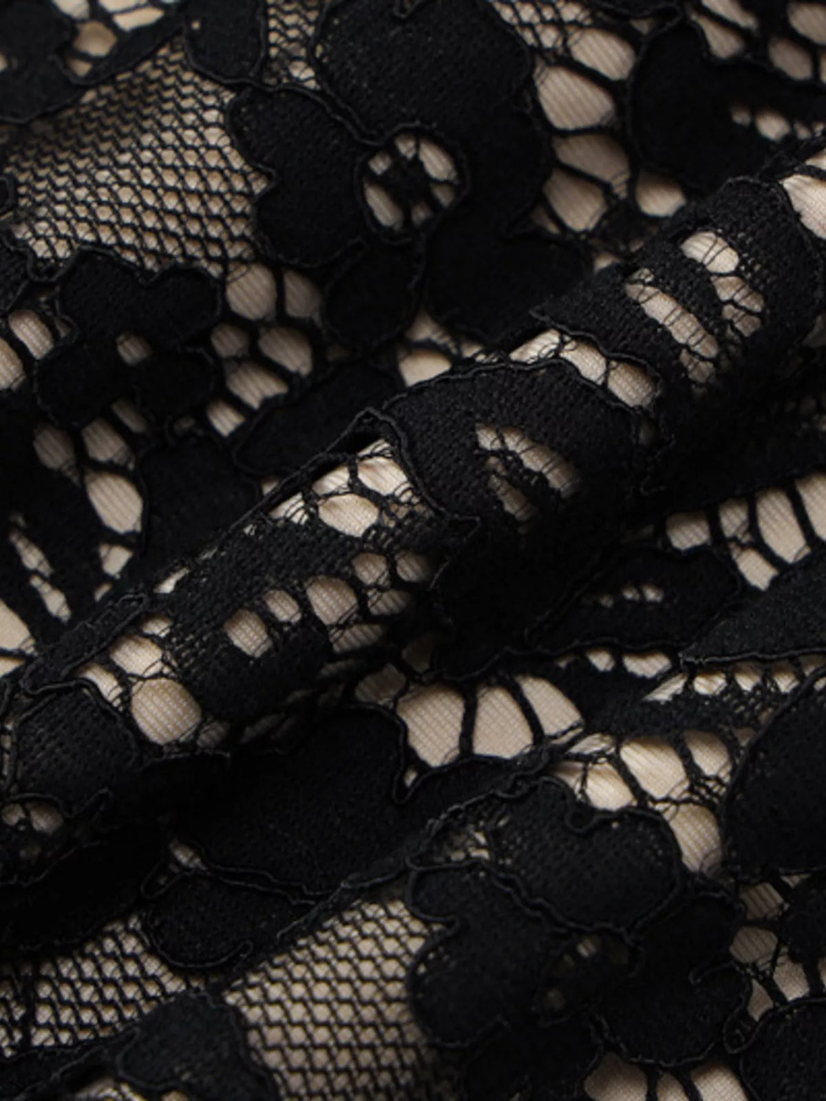 Lace Spaghetti-Strap Mini Dress