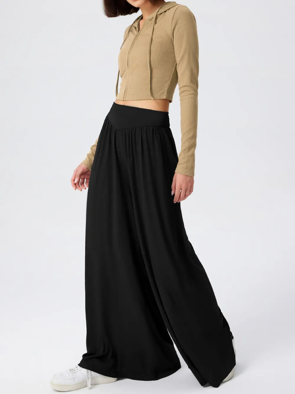 High-Waist Wide Leg Pants