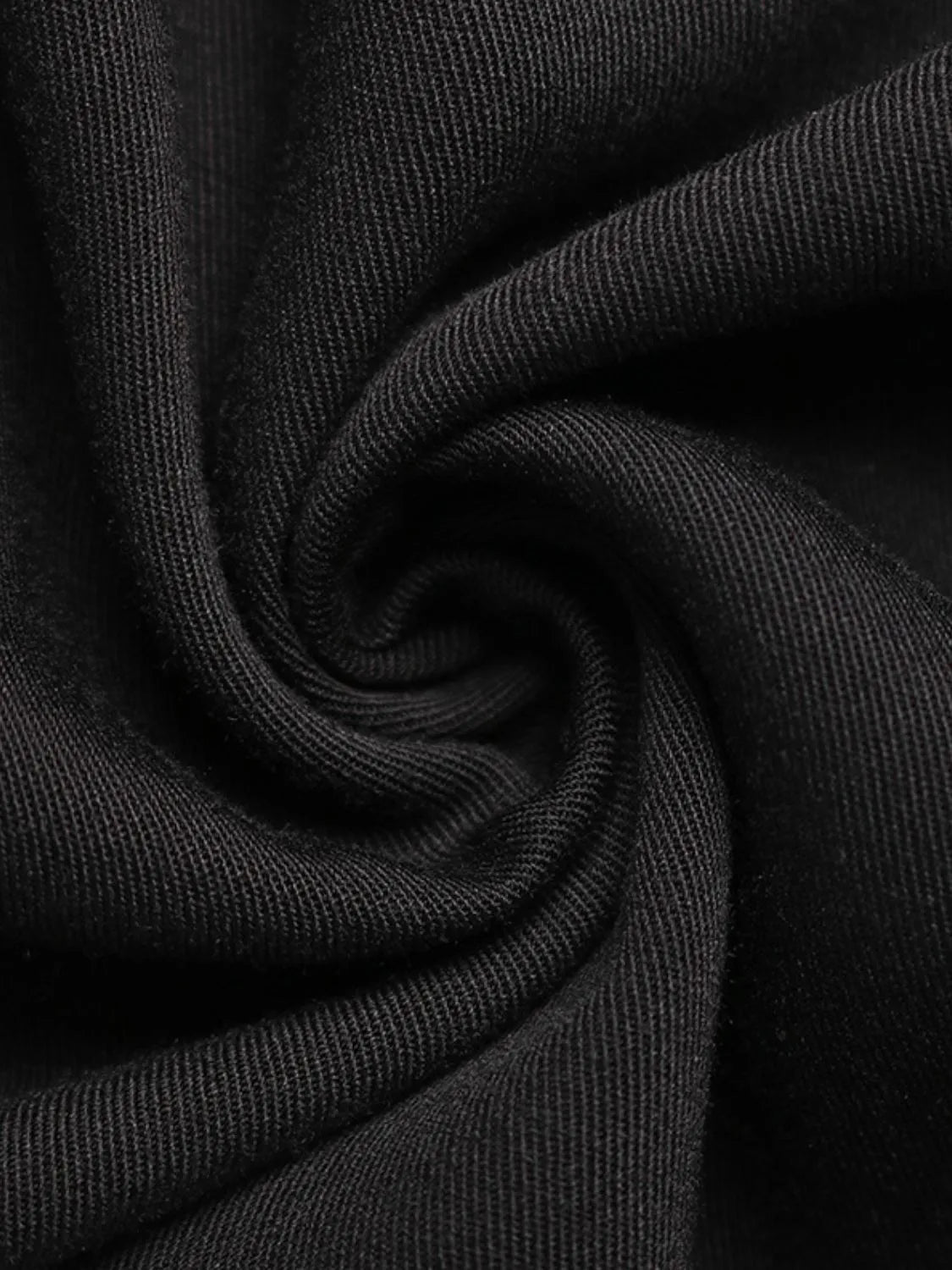 Smocked Cami Midi Dress in Black