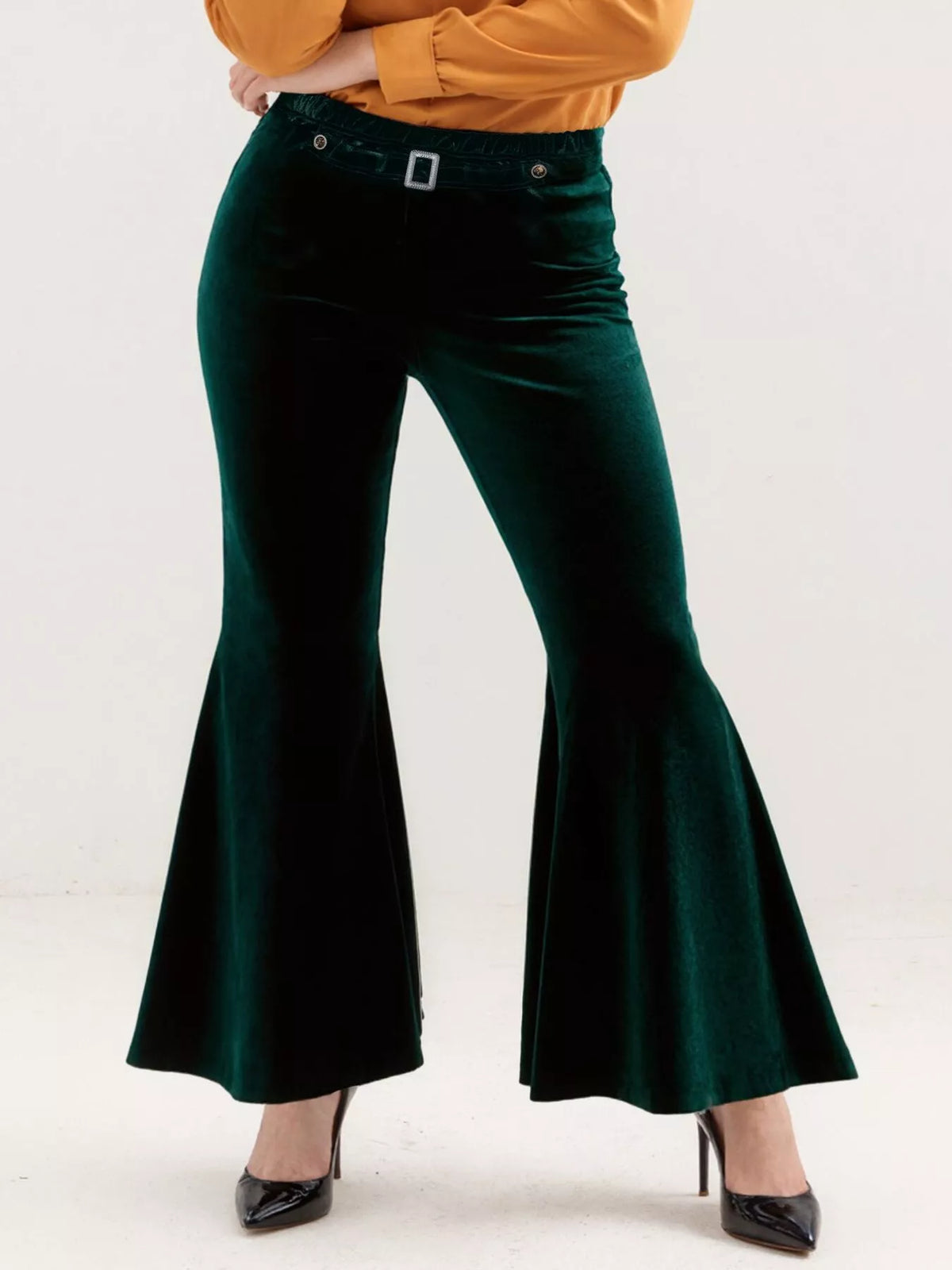 Velvet Flared Pants