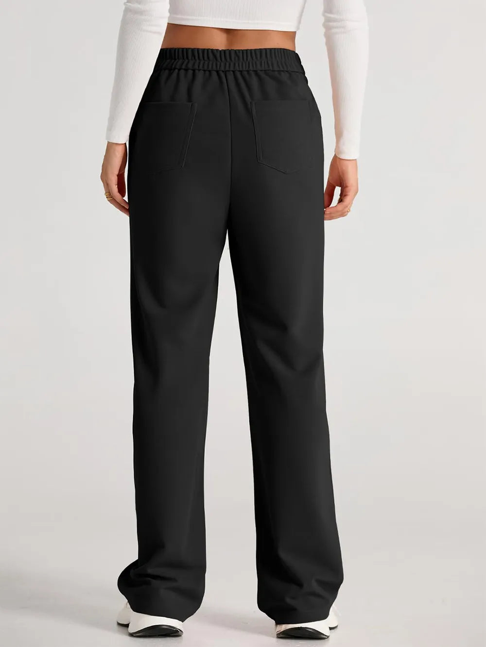 High-Rise Wide-Leg Pants by K&L