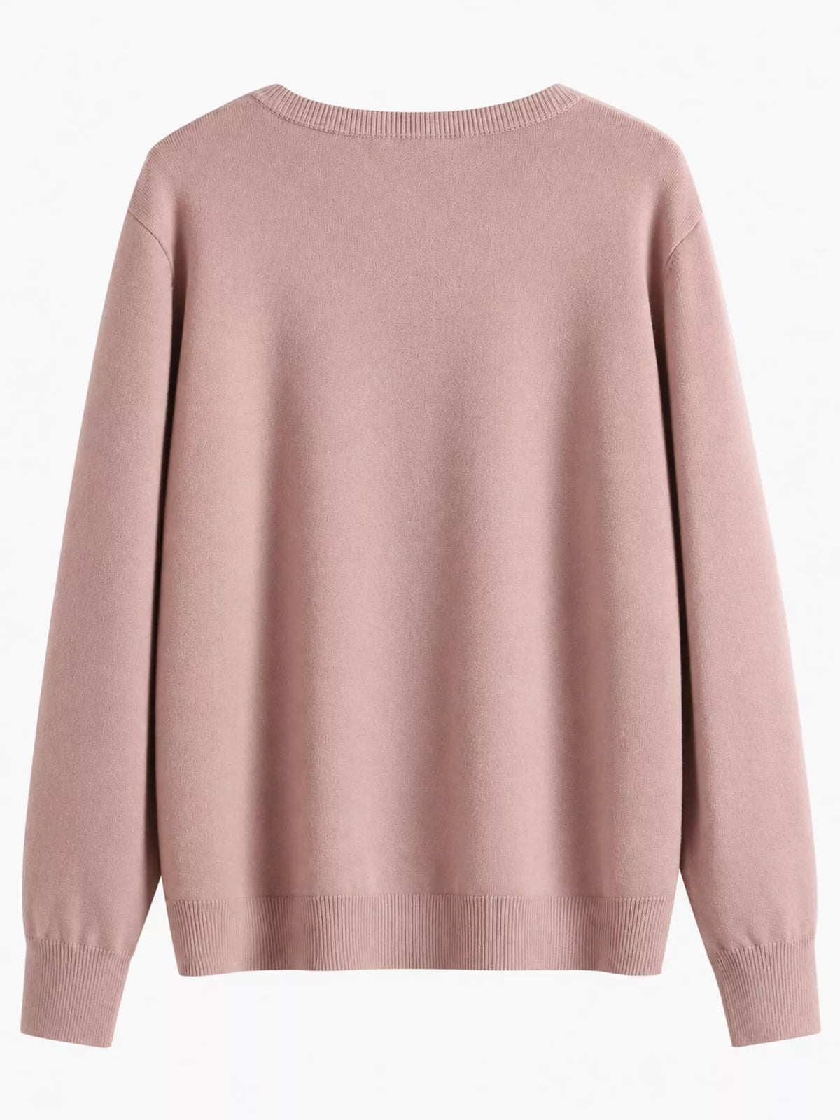 Button-Down Ribbed Knit Cardigan
