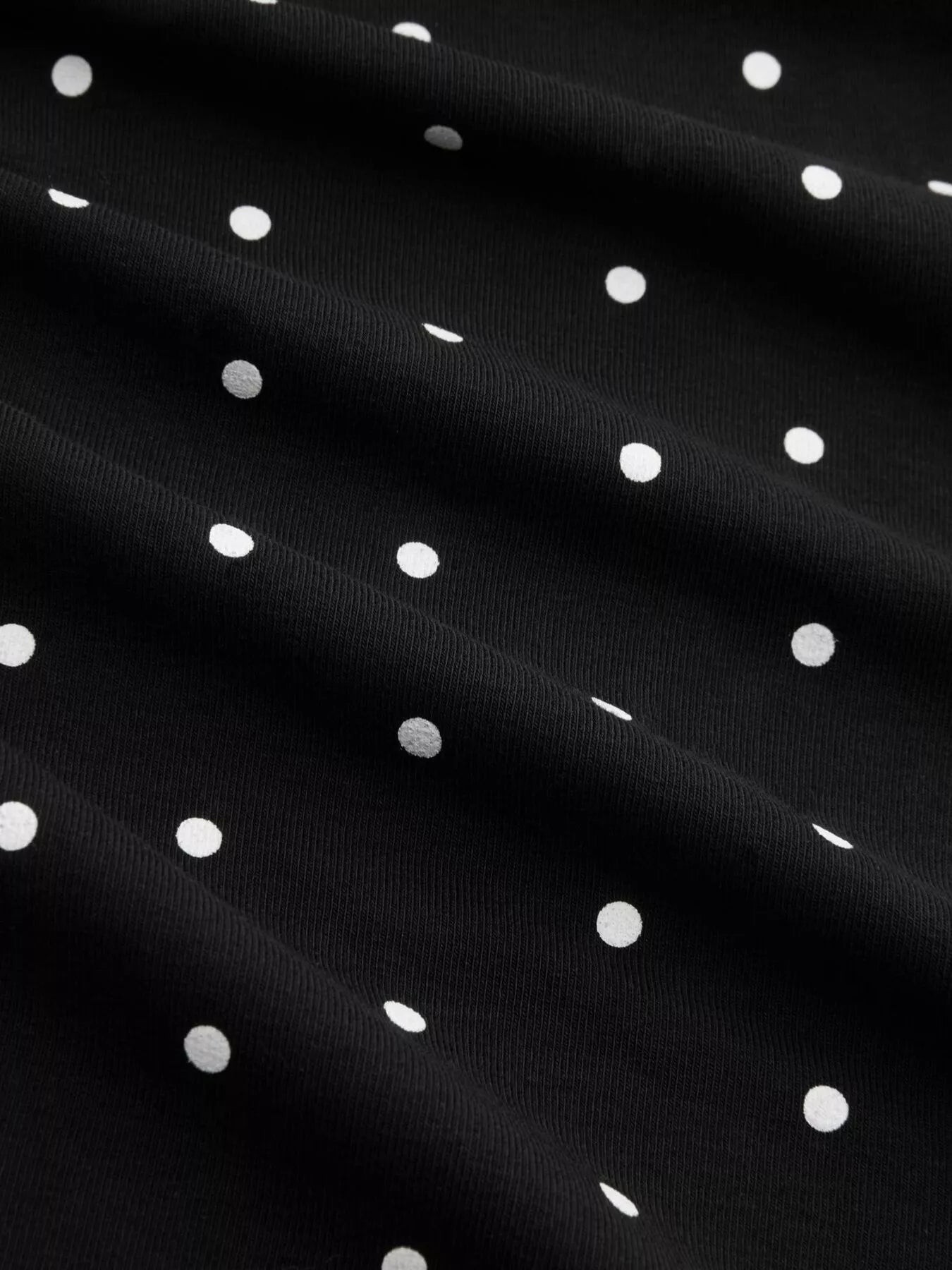 Polka Dot Flare-Sleeve Mini Dress