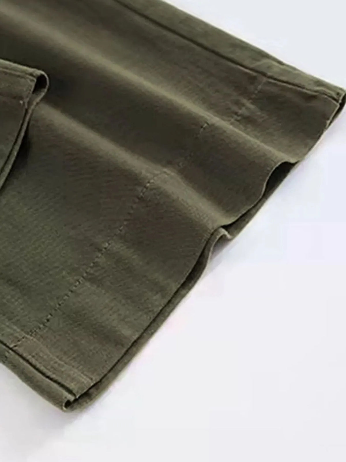 Plus-Size Wide Leg Pants with Pockets