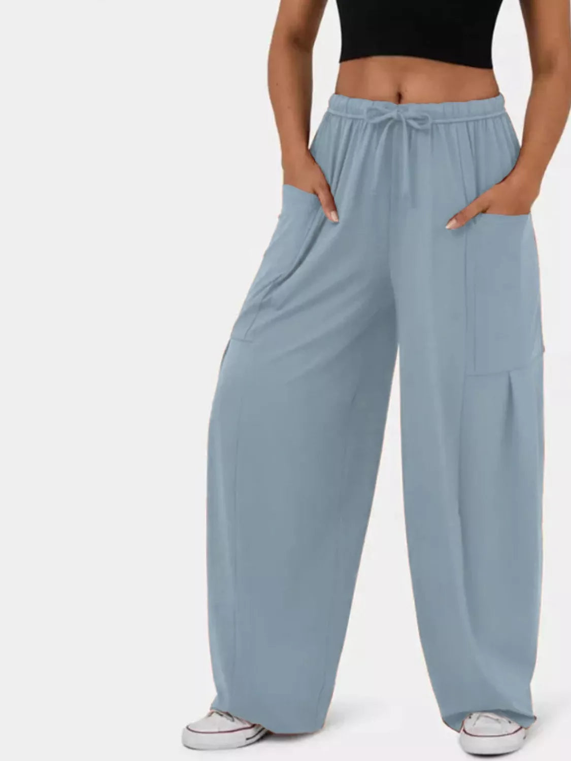 Relaxed-Fit Drawstring Pants
