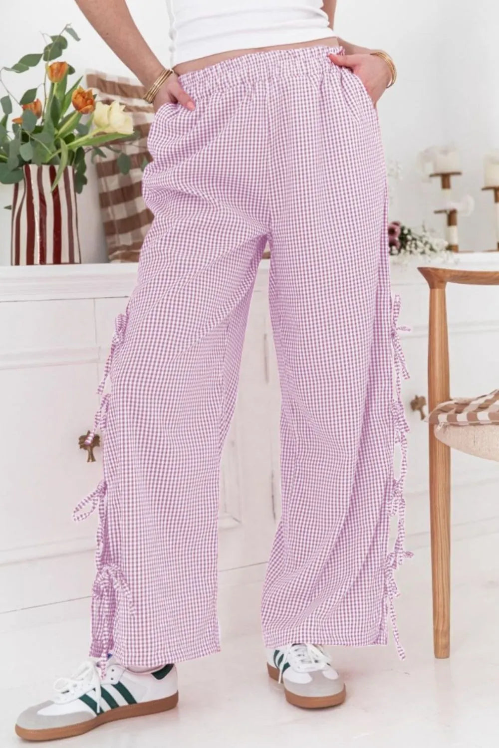 Side-Tied Pants with Pockets by Mystique Q