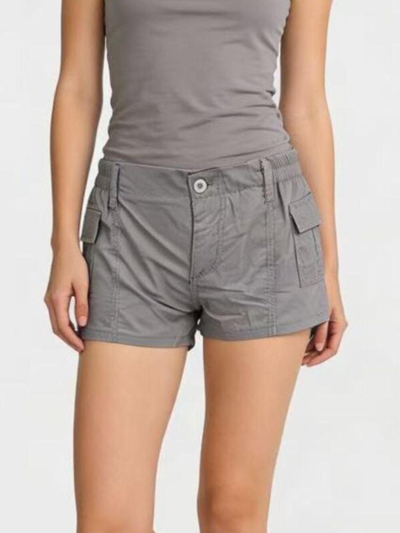 Casual Pocketed Shorts by Dreamy Drapes
