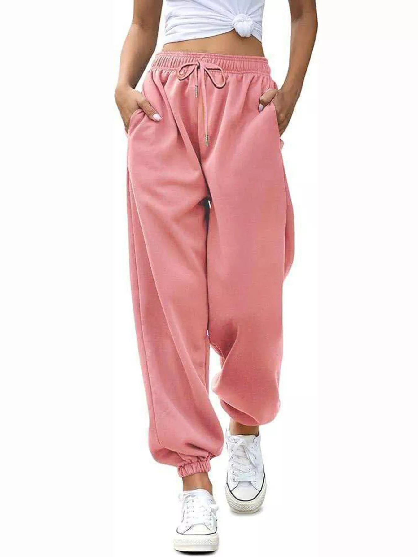 Loose Fit Drawstring Joggers