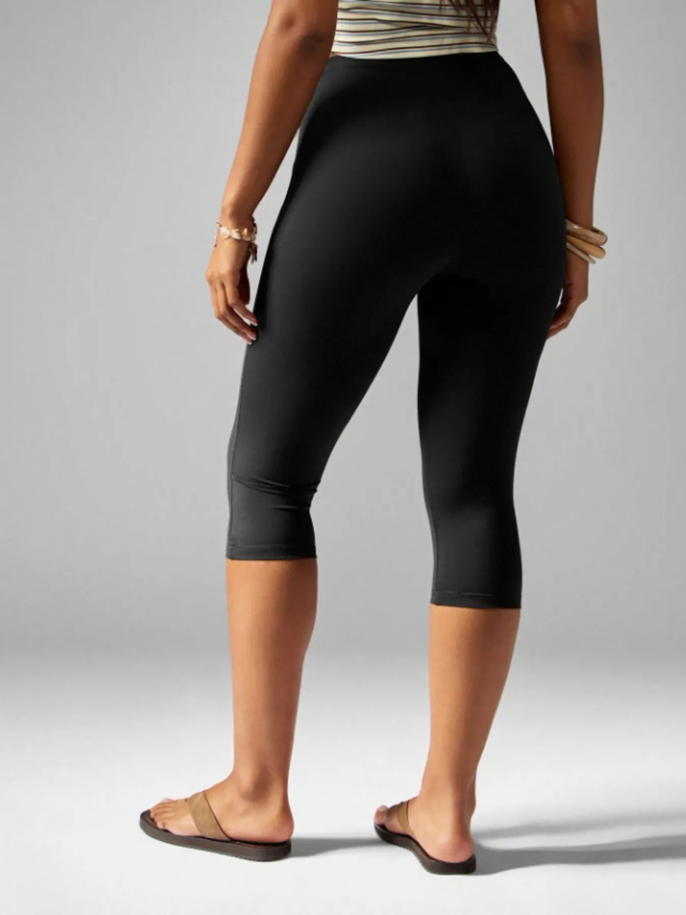 High-Waist Active Capri Leggings