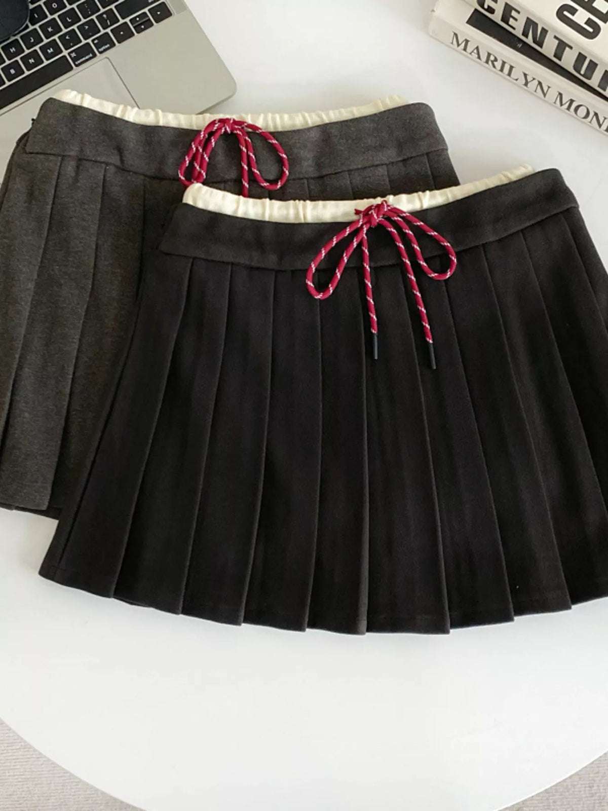 Pleated Mini Skirt