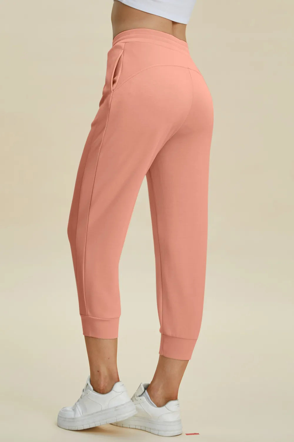 Basic Bae Air Scuba High Waist Cropped Pants
