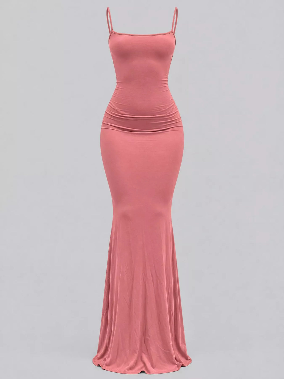 Backless Bodycon Spaghetti Strap Maxi Dress