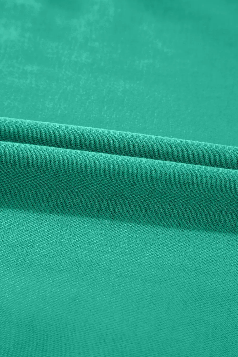 Contrast Trim V-Neck Shift Dress in Turquoise