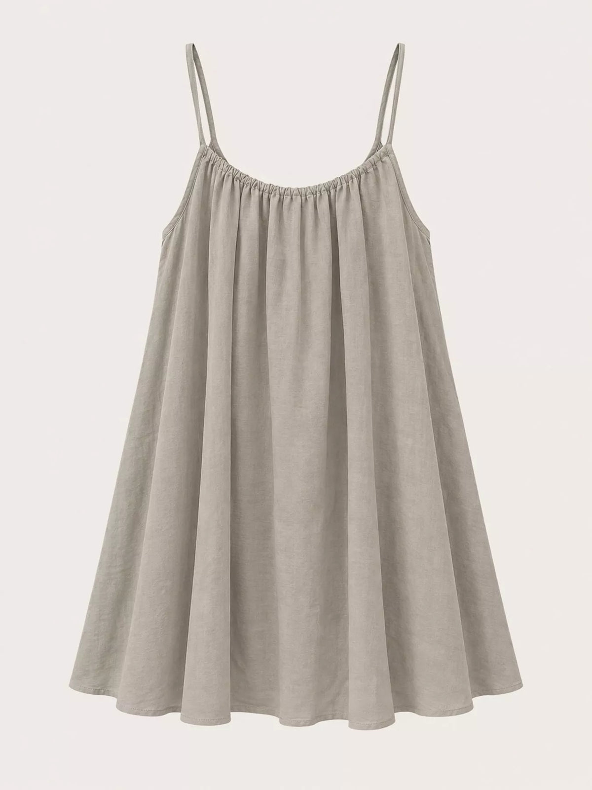 Backless Spaghetti Strap A-Line Mini Dress