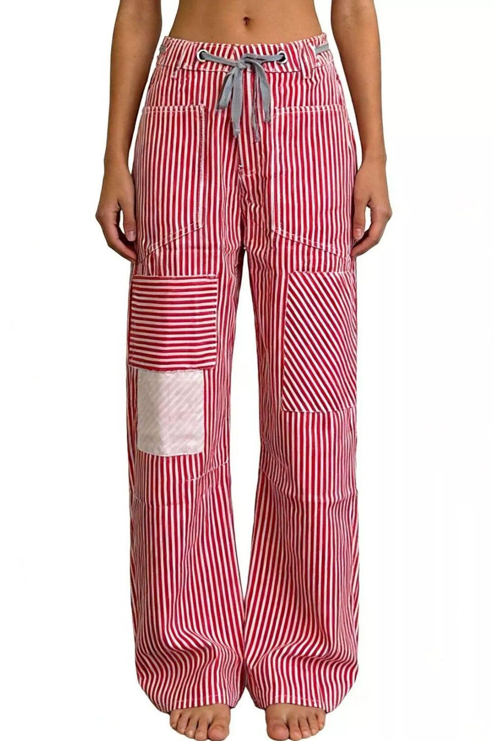 Striped Wide-Leg Pants by Dreamy Drapes