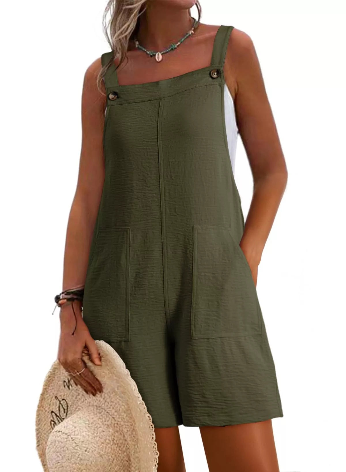 Wide Strap Overalls
