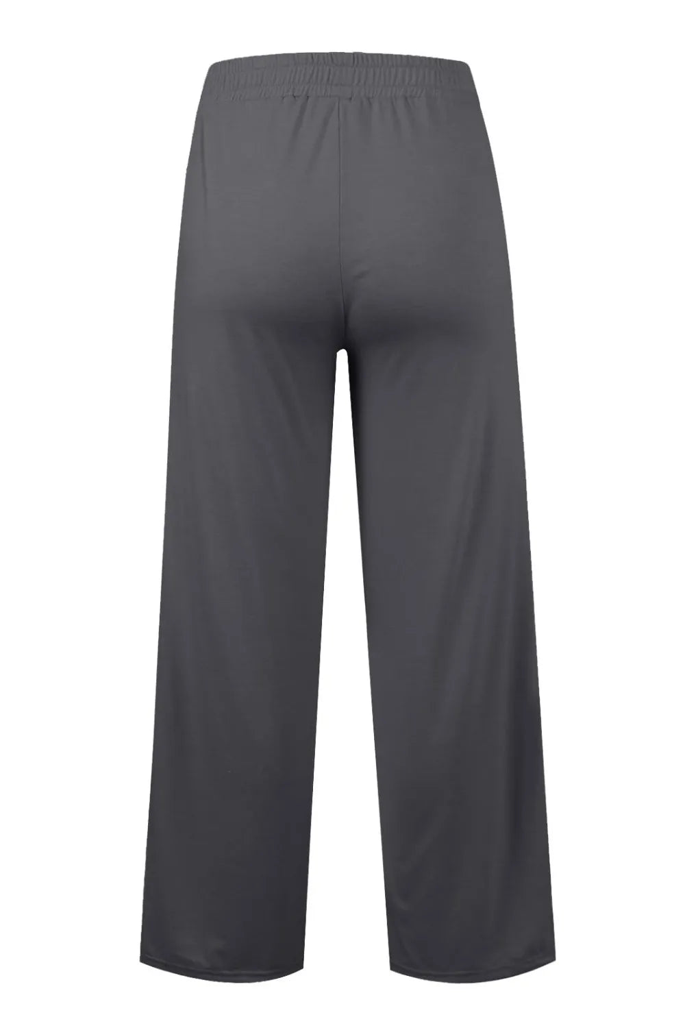 Drawstring Wide Leg Pants with Pockets