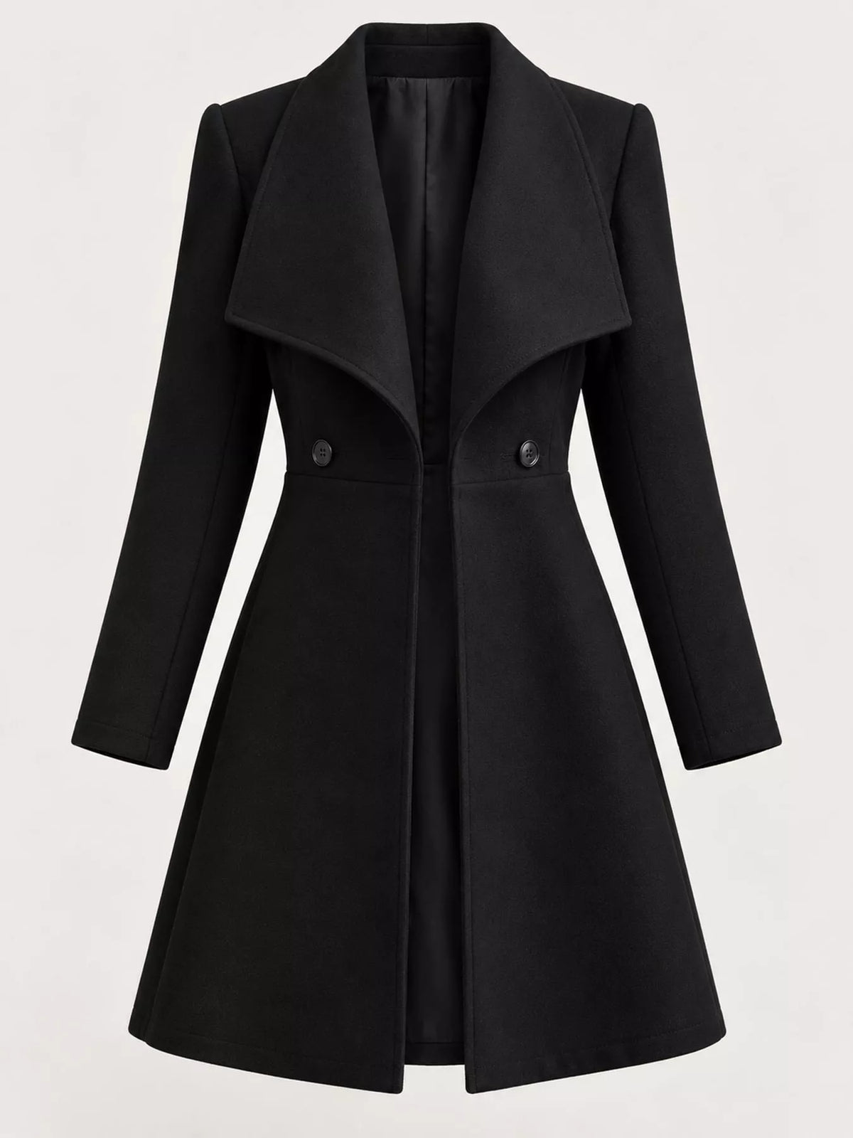 Double-Breasted Slim-Fit Coat