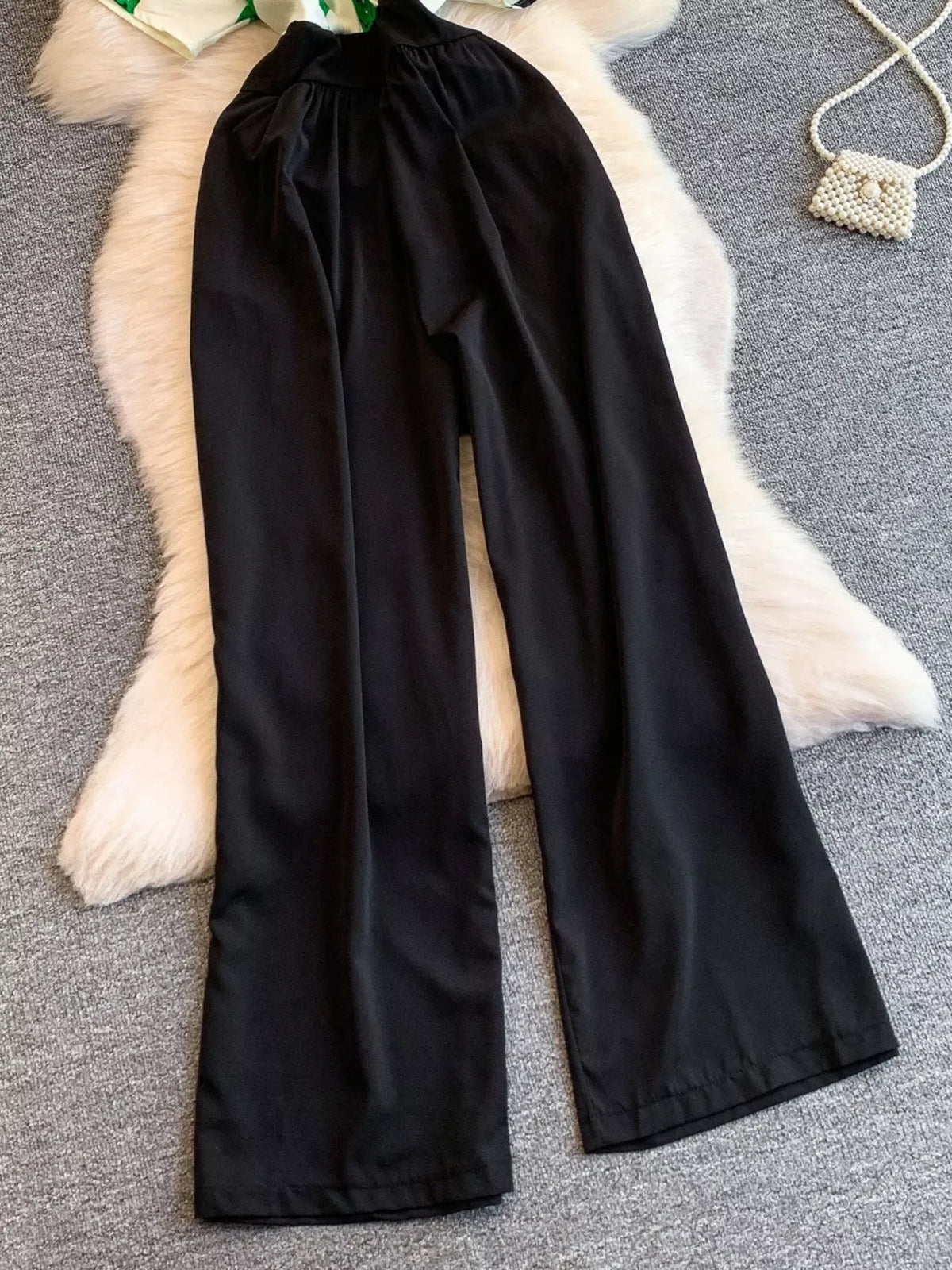 Printed Wide Leg Pocket Jumpsuit