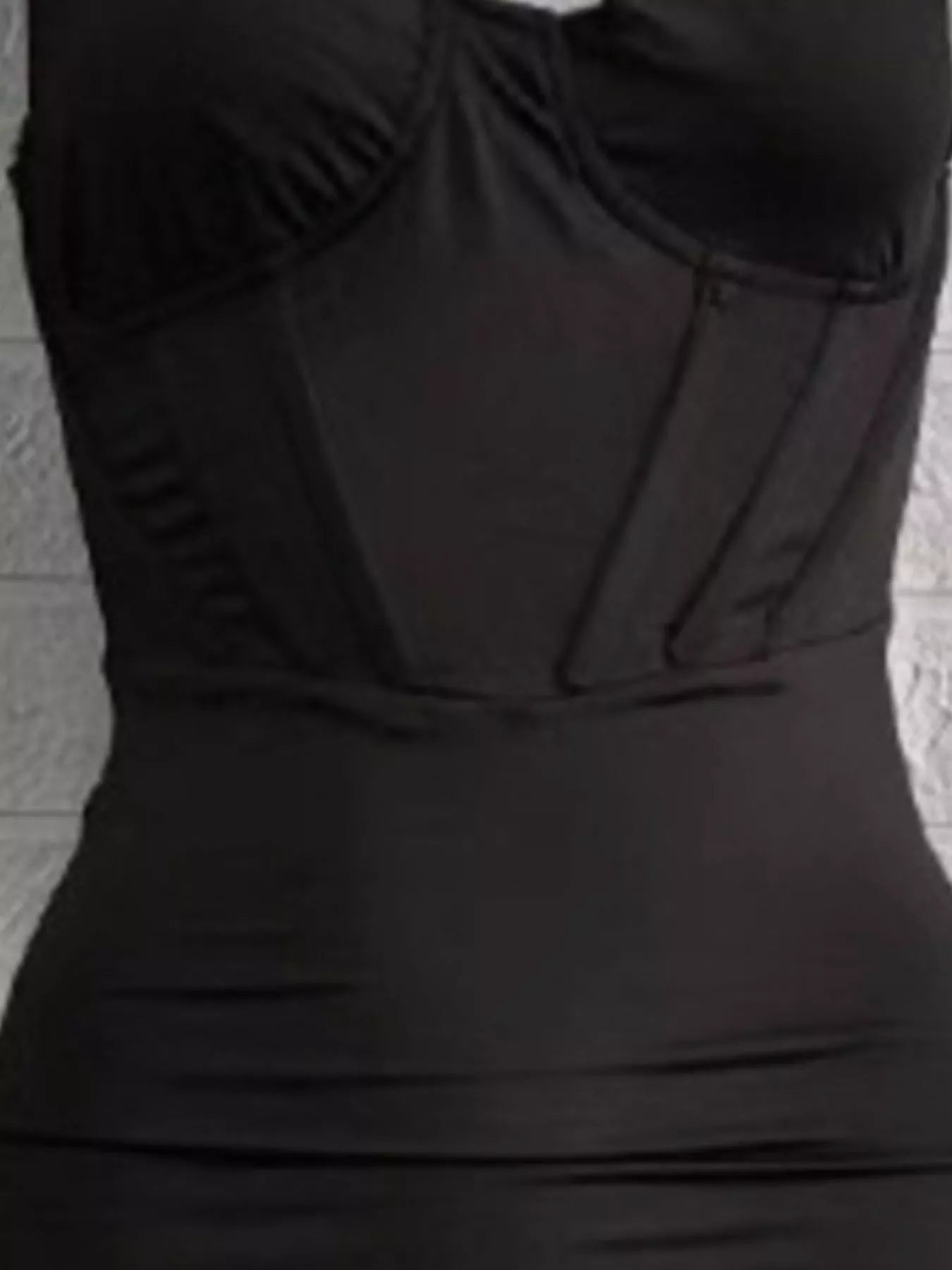 One-Shoulder Cutout Midi Dress