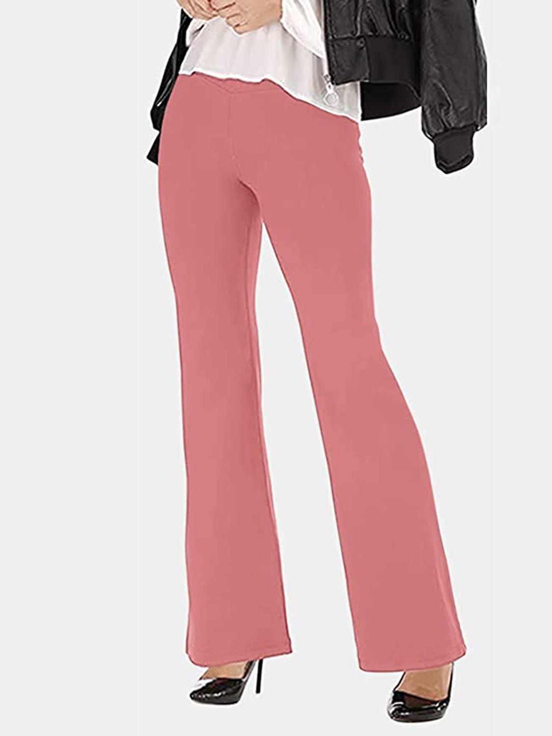 V-Waist Bootcut Pants