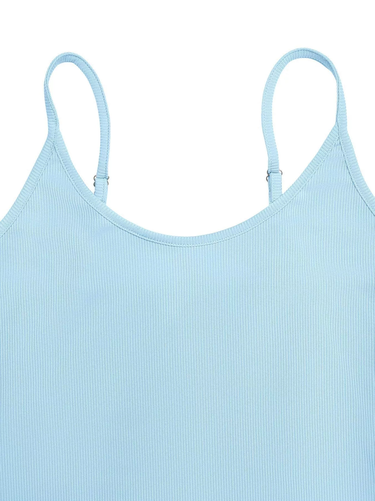 Scoop Neck Bodycon Maxi Dress in Blue
