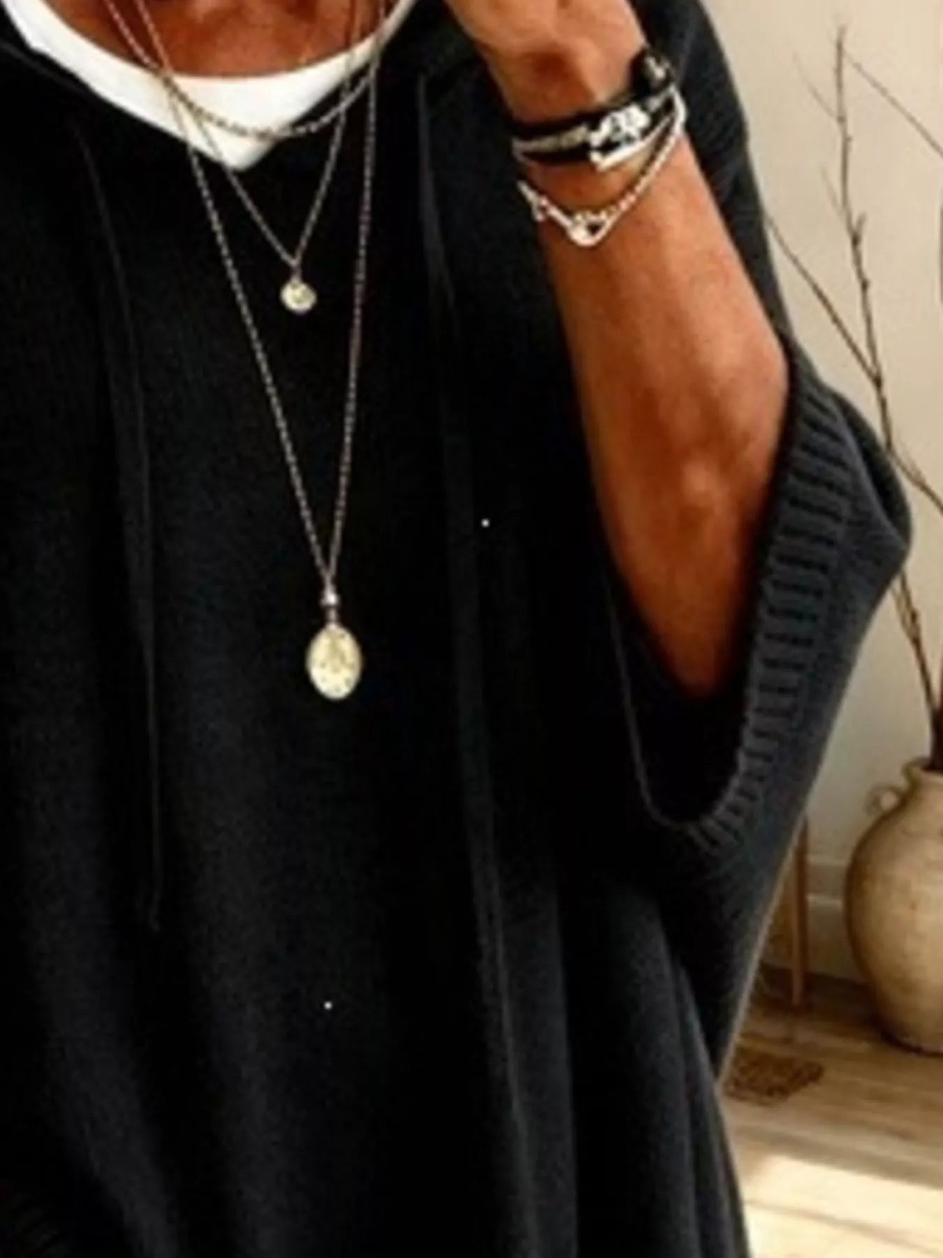Drawstring Hooded Sweater
