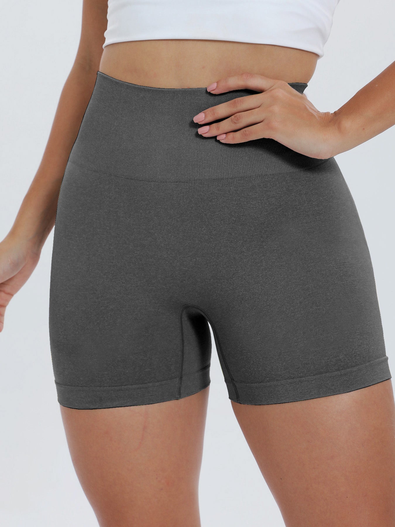 Classic High Waist Active Shorts